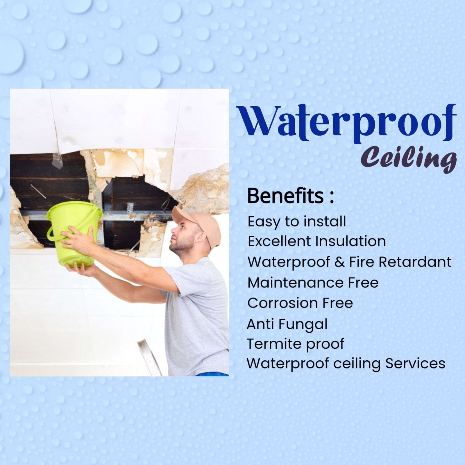 Waterproof Ceiling Services — Roshan Thakur branded